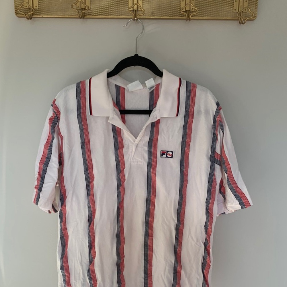 FILA Striped Polo Shirt